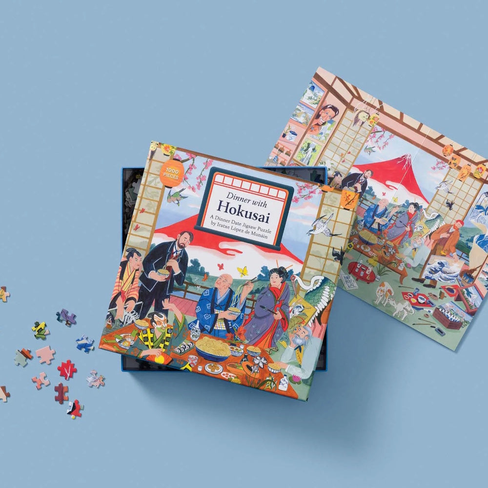 Dinner with Hokusai 1000 Piece Puzzle