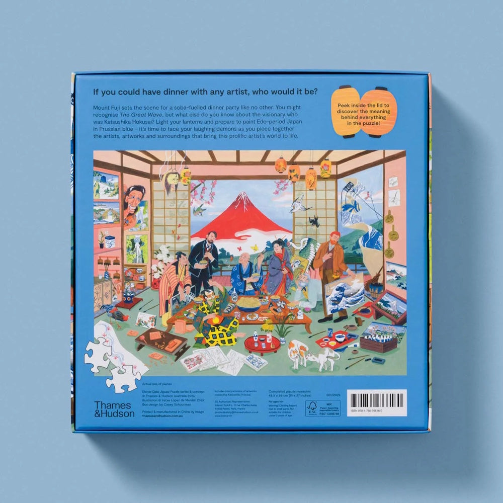 Dinner with Hokusai 1000 Piece Puzzle