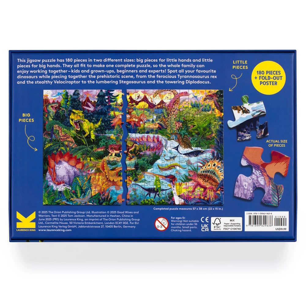 Dinopedia 180 Piece Jigsaw Puzzle