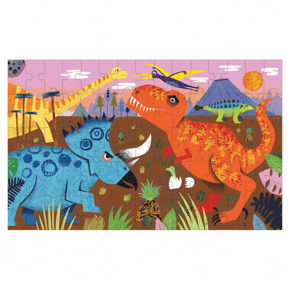 Dinosaur Roar! 75 Piece Lenticular Puzzle