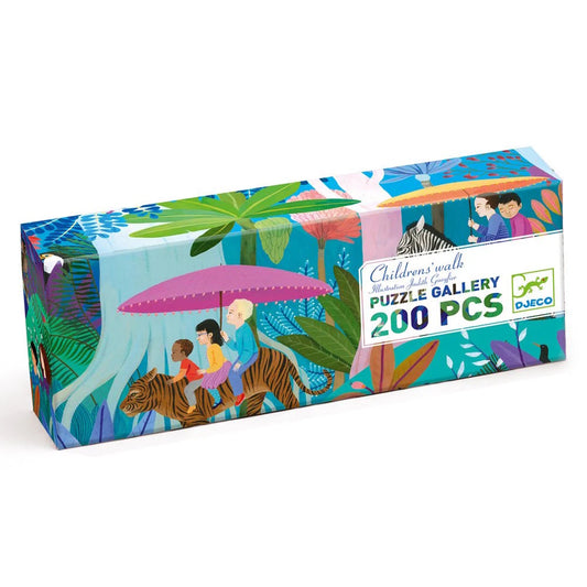 Djeco Children's Walk 200 Piece Panoramic Puzzle