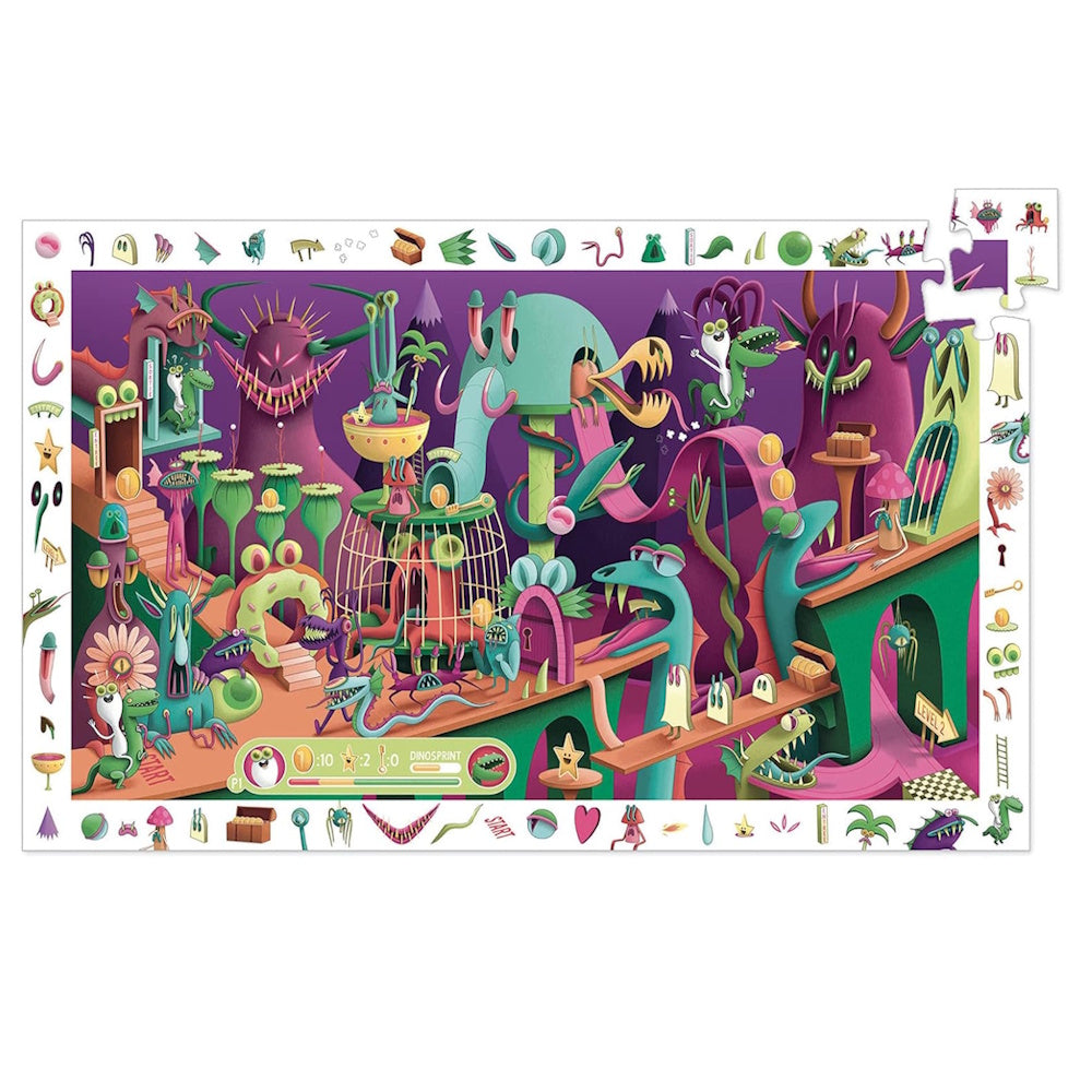 Djeco In a Video Game 200 Piece Observation Puzzle