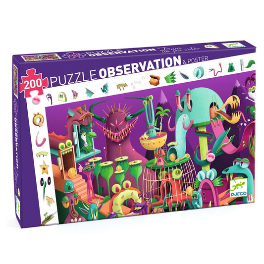 Djeco In a Video Game 200 Piece Observation Puzzle
