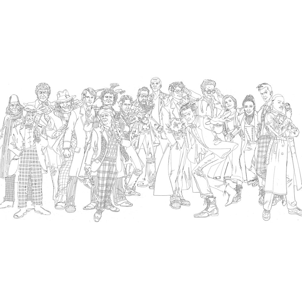 Doctor Who: The Official Colouring Book