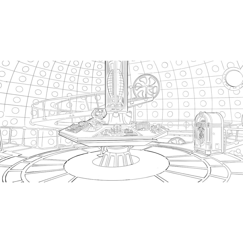 Doctor Who: The Official Colouring Book