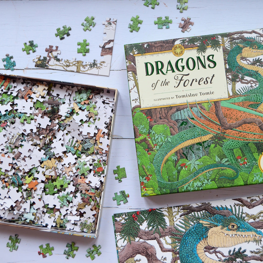 Dragons of the Forest 1000 Piece Puzzle