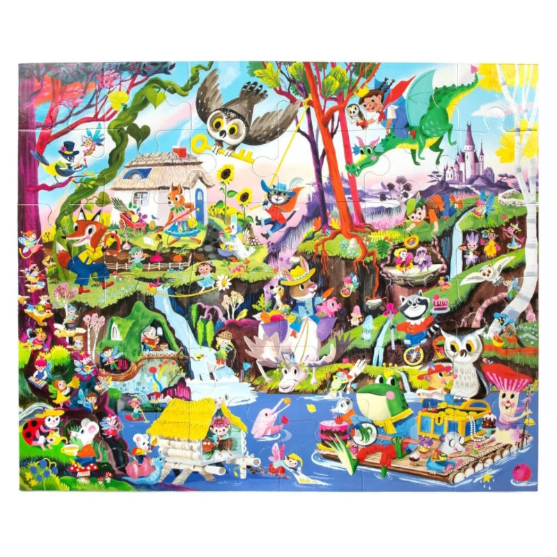 eeBoo Giant Fairies & Tales 36 Piece Puzzle