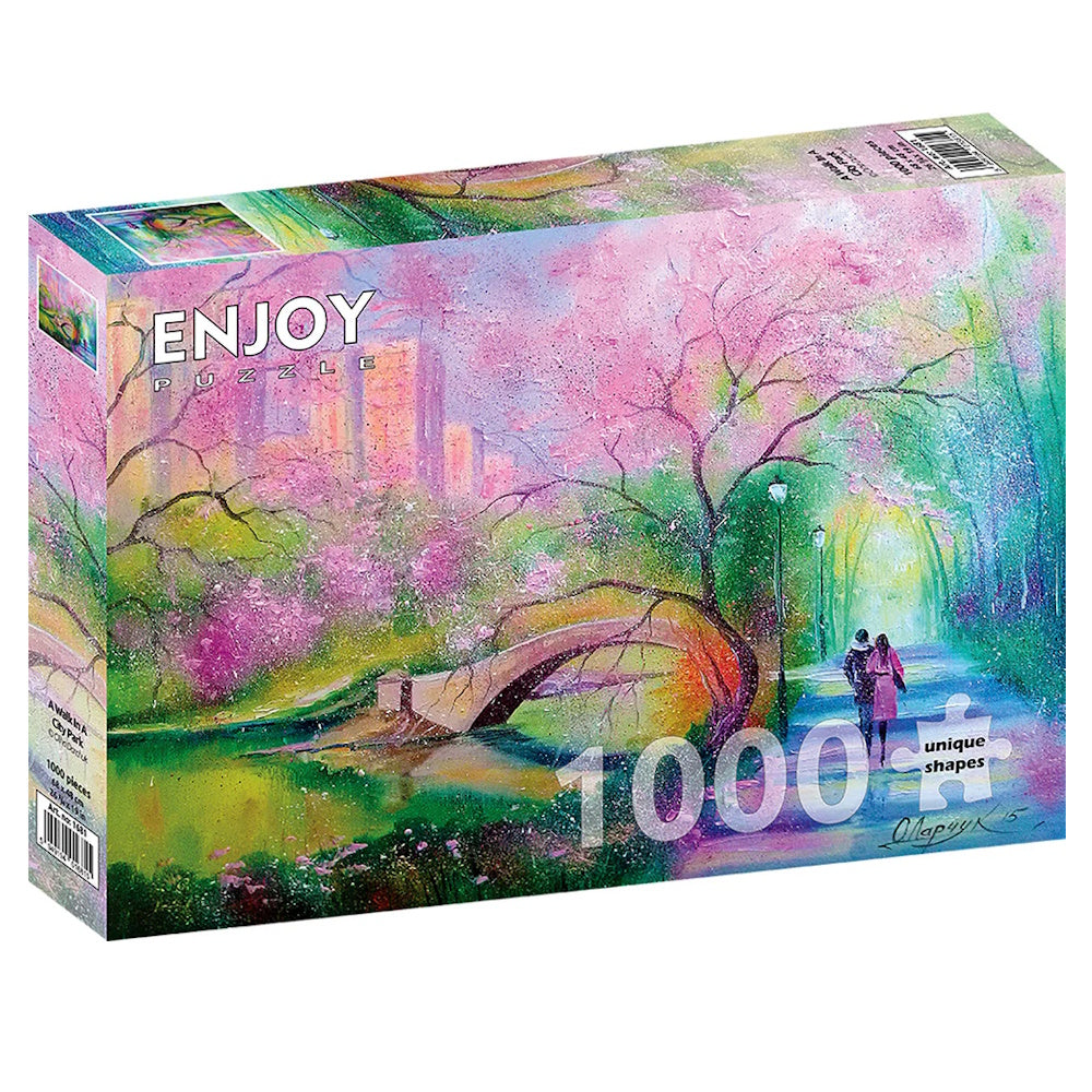 Enjoy 1000 Piece Puzzle - A Walk in a City Park