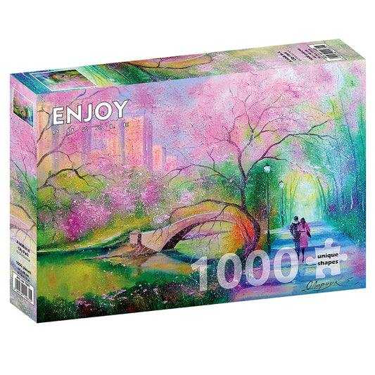Enjoy 1000 Piece Puzzle - A Walk in a City Park