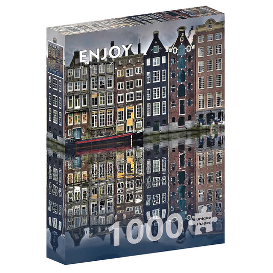 Enjoy 1000 Piece Puzzle - Amsterdam Houses