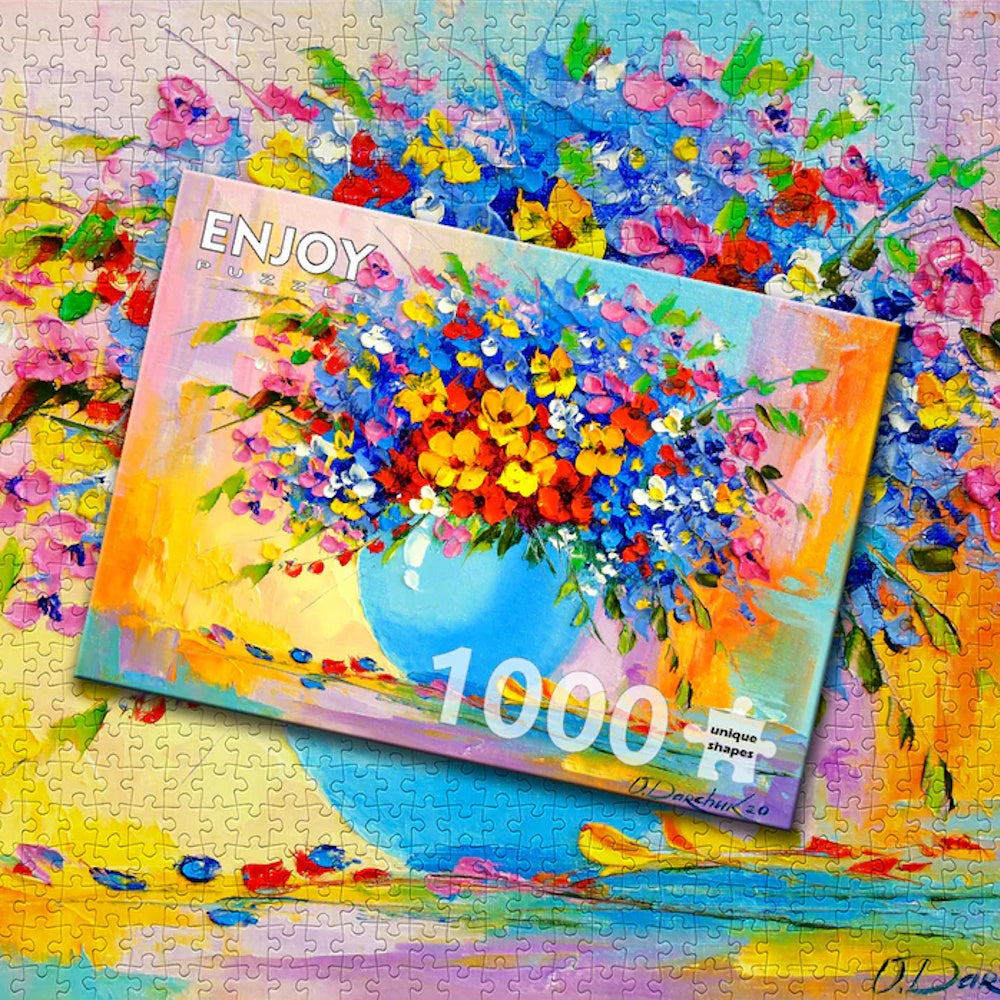 Enjoy 1000 Piece Puzzle - A Bouquet of Flowers