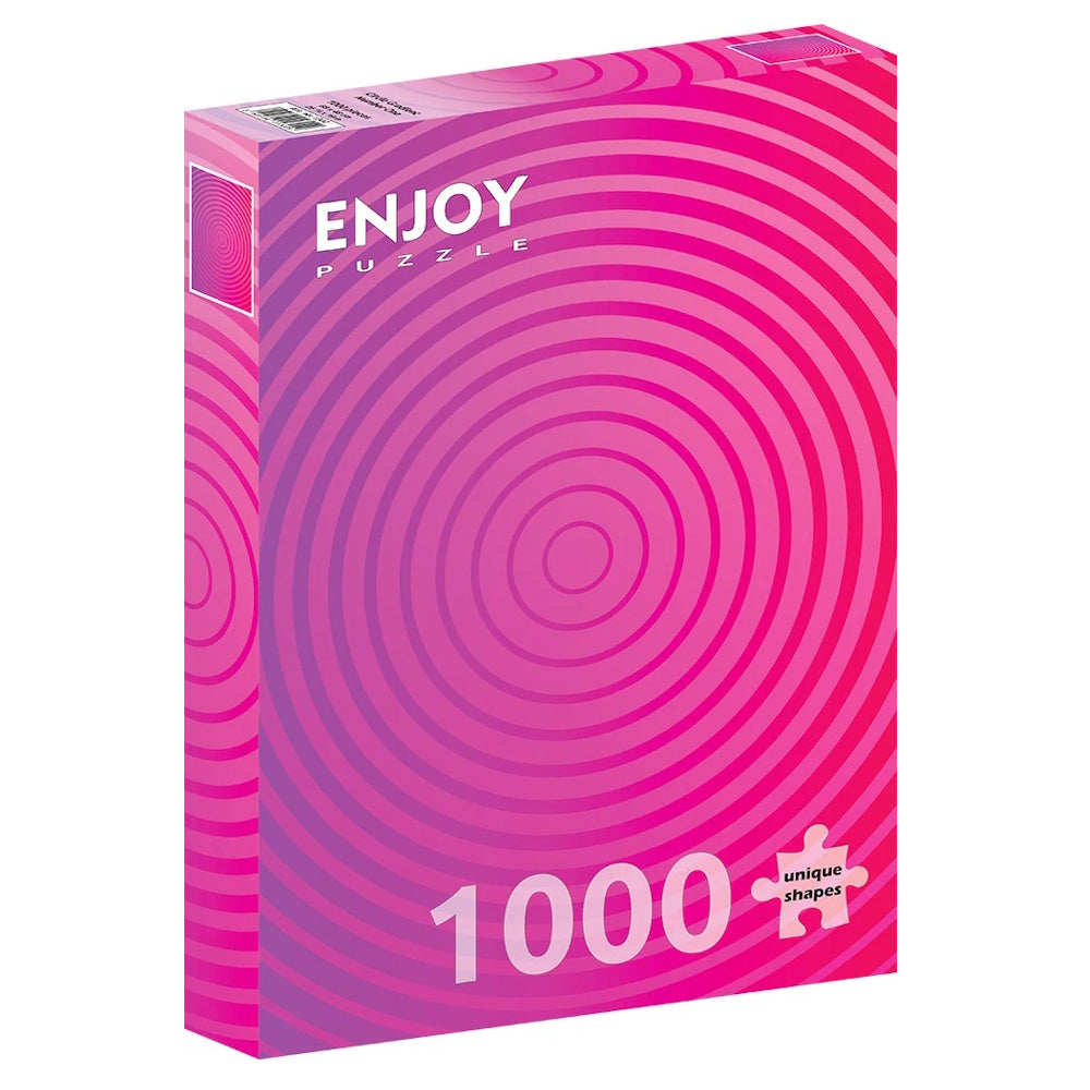 Enjoy 1000 Piece Puzzle - Circle Gradient Number One