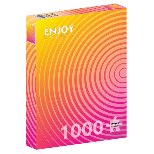 Enjoy 1000 Piece Puzzle - Circle Gradient Number Two