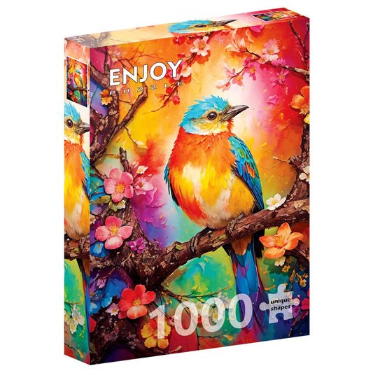 Enjoy 1000 Piece Puzzle - Colourful Birdie
