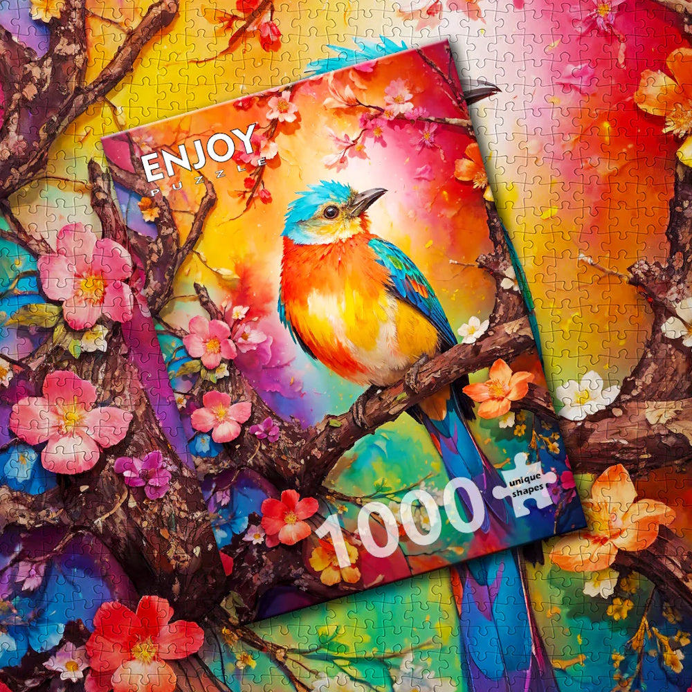 Enjoy 1000 Piece Puzzle - Colourful Birdie