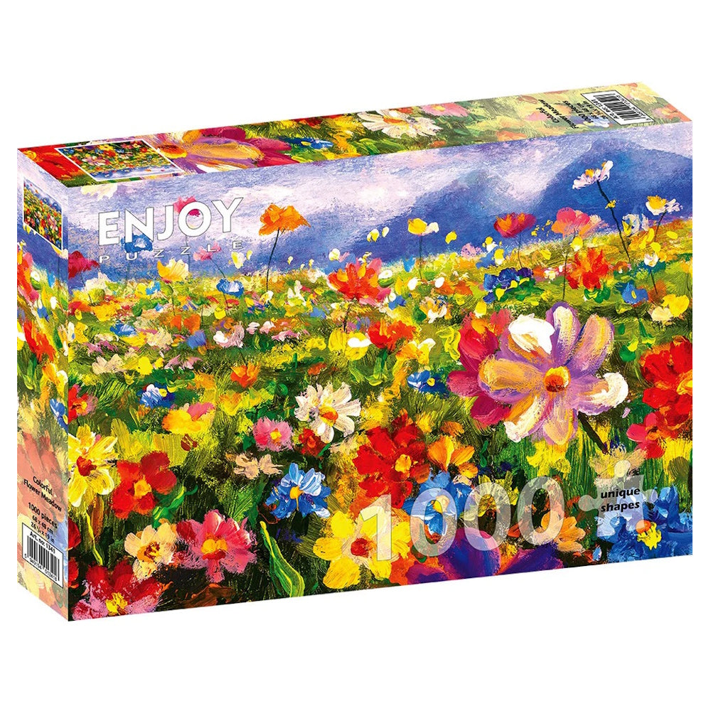 Enjoy 1000 Piece Puzzle - Colourful Flower Meadow