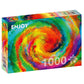 Enjoy 1000 Piece Puzzle - Colourful Gradient Swirl
