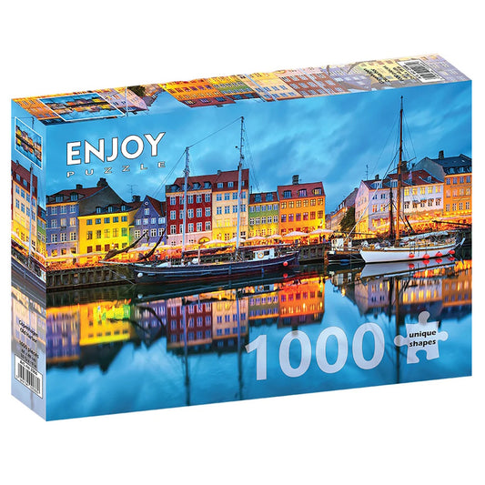 Enjoy 1000 Piece Puzzle - Copenhagen Old Harbour