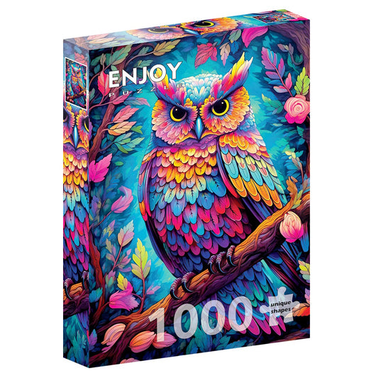 Enjoy 1000 Piece Puzzle - Dazzling Owl
