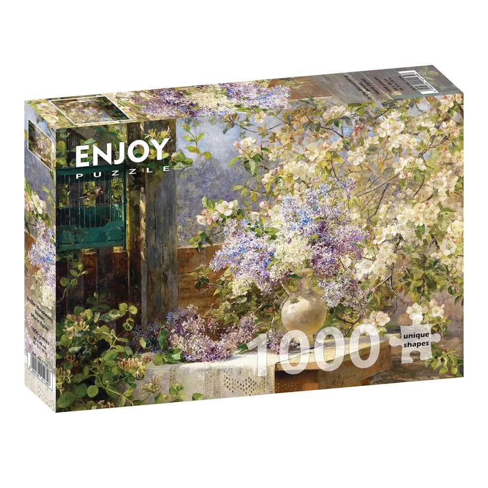 Enjoy 1000 Piece Puzzle - Marie Egner: In the Blossoming Bower