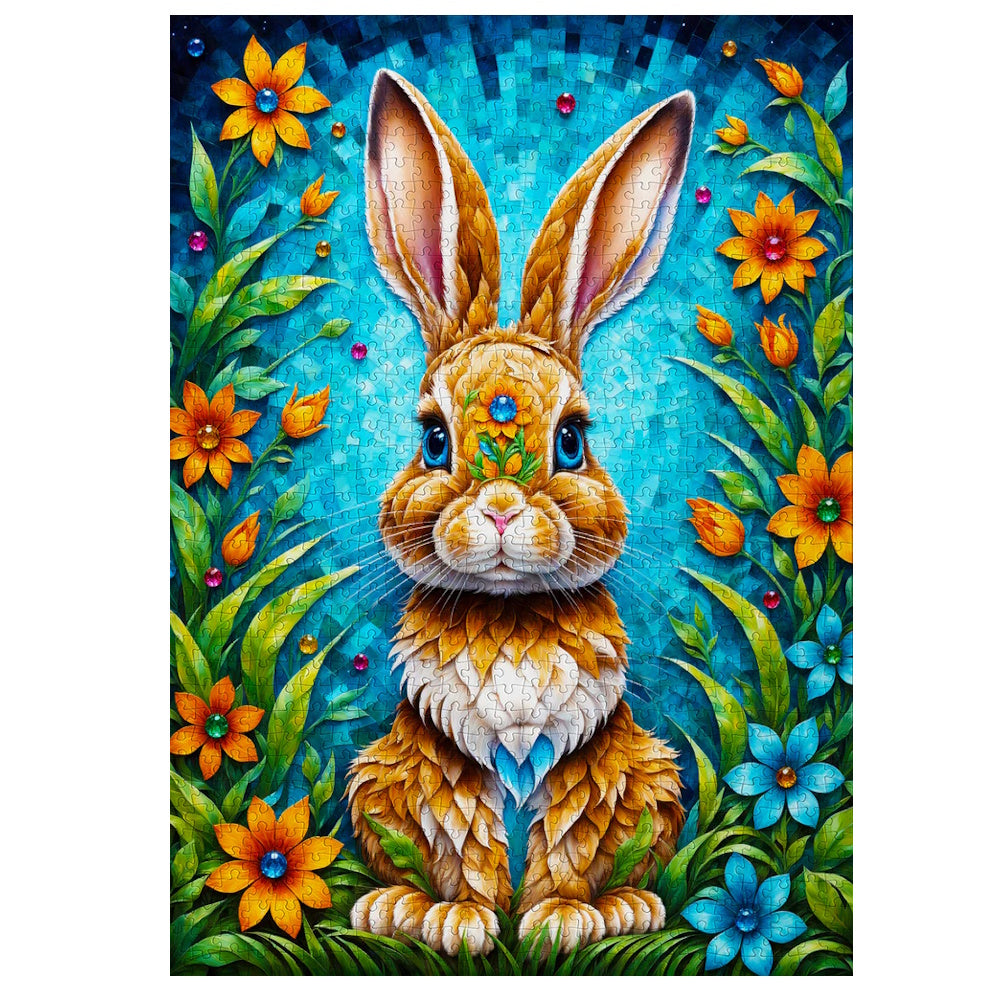Enjoy 1000 Piece Puzzle - Garden Bunny