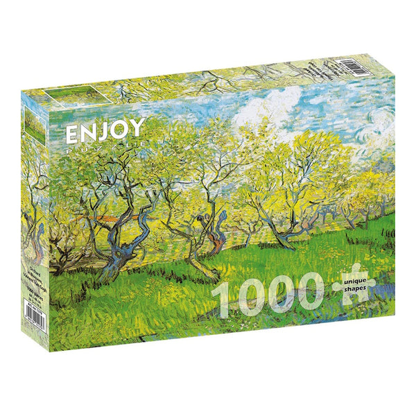 Enjoy 1000 Piece Puzzle - Vincent van Gogh: Orchard in Blossom – The