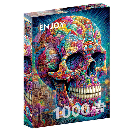 Enjoy 1000 Piece Puzzle - Quirky Skull