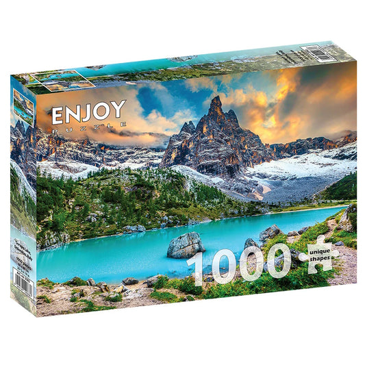 Enjoy 1000 Piece Puzzle - Sorapis Lake, Dolomites, Italy