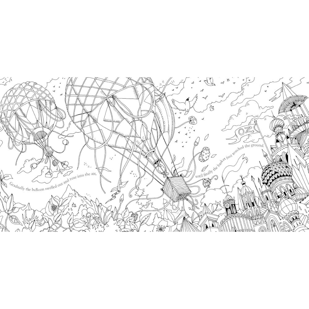 Escape to Oz: A Colouring Book Adventure