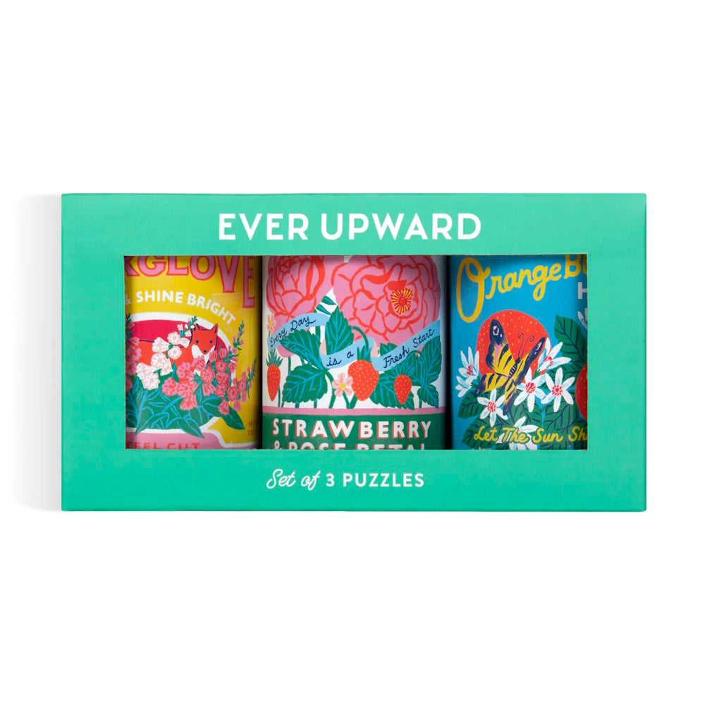 Ever Upward Set of 3 Puzzles in Tins