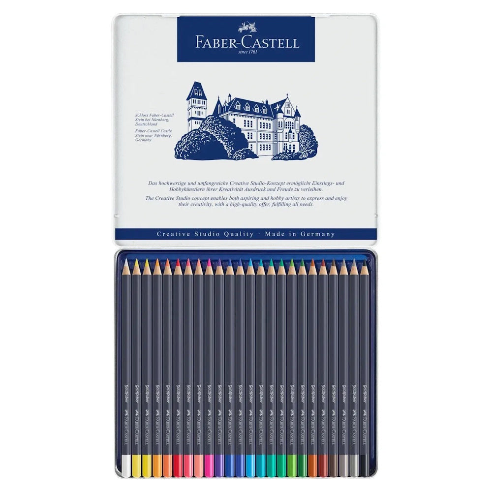 Faber-Castell Goldfaber Colouring Pencils Tin of 24
