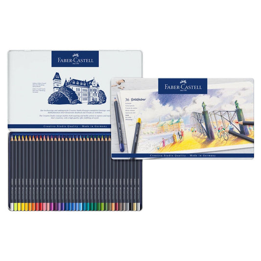 Faber-Castell Goldfaber Colouring Pencils Tin of 36