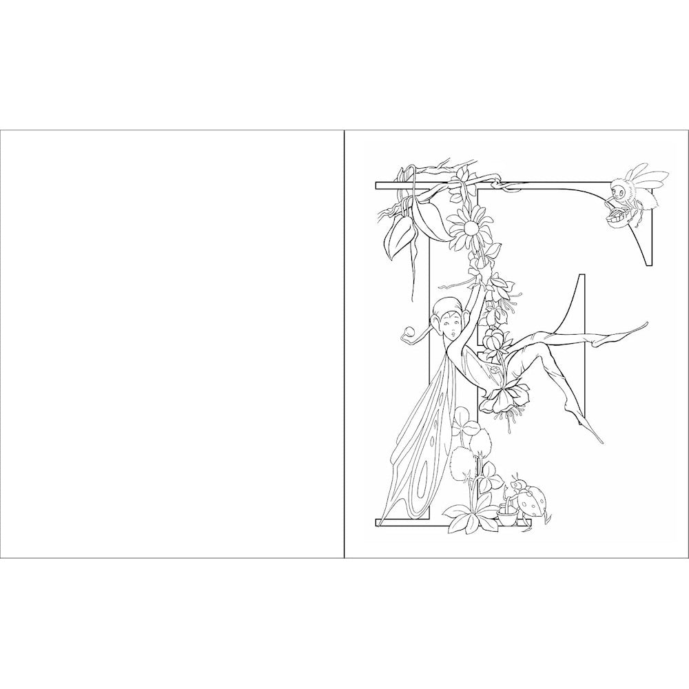 Fairies A to Z Colouring Book
