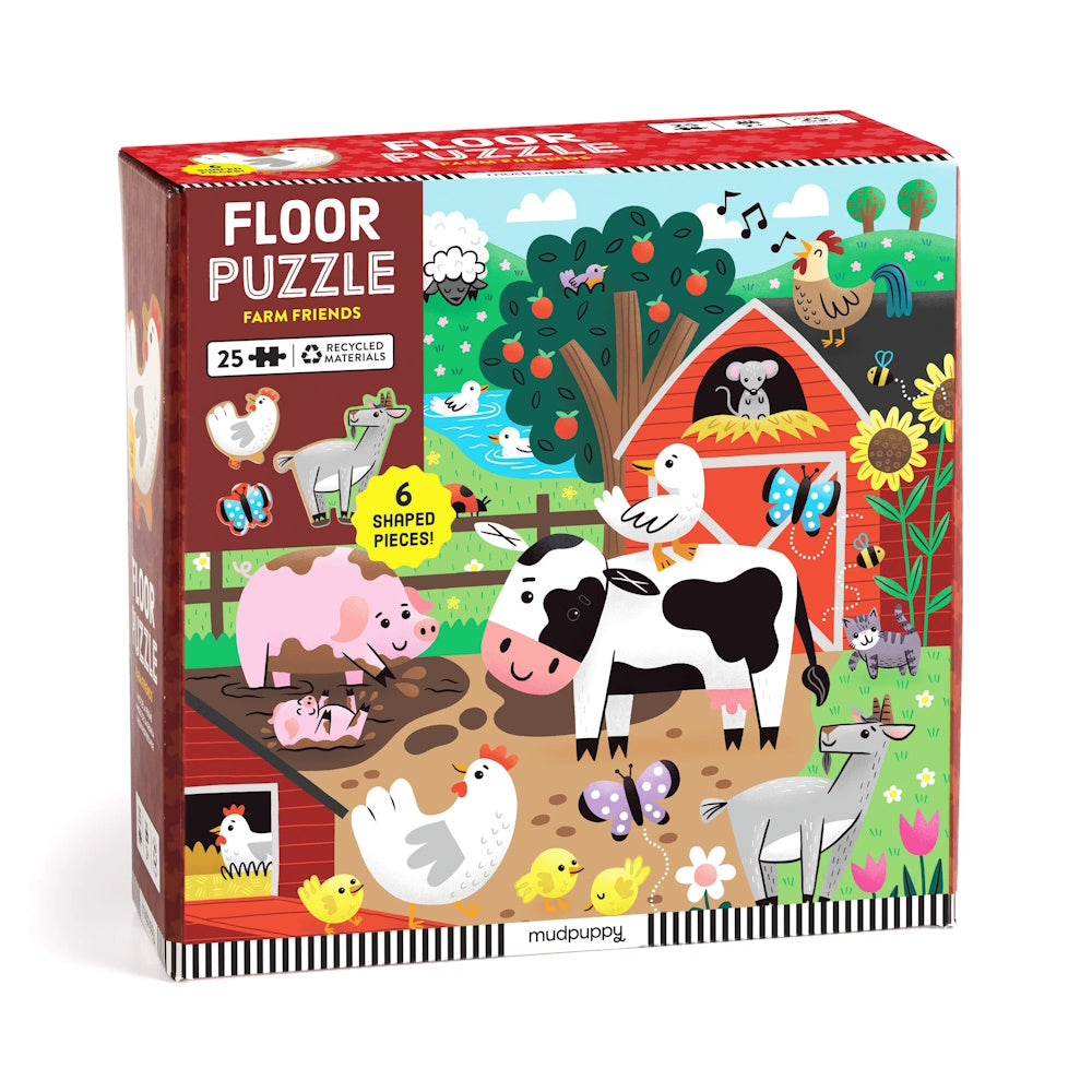 Farm Friends 25 Piece Floor Puzzle