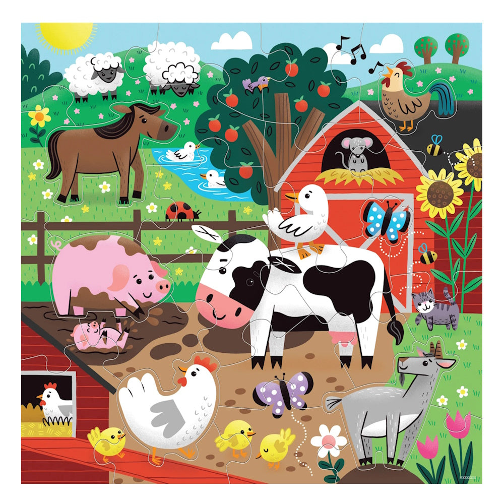 Farm Friends 25 Piece Floor Puzzle