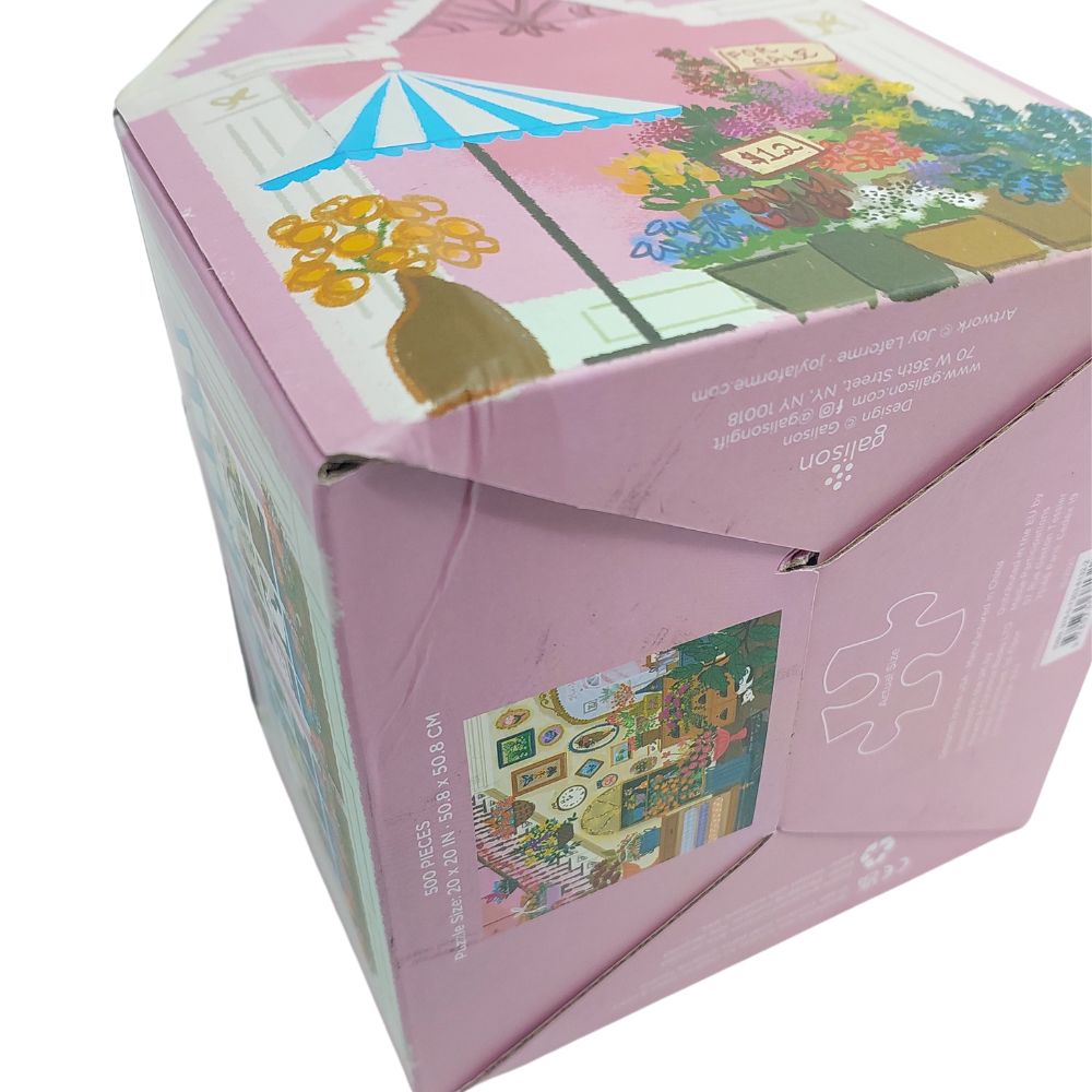 Joy Laforme Flower Shop 500 Piece House Puzzle (Damaged Puzzle)