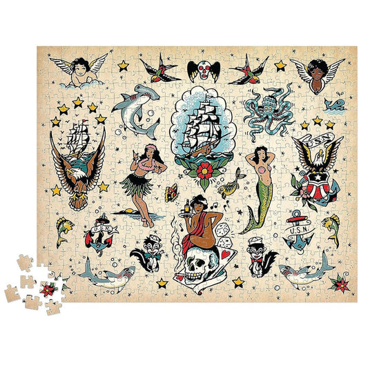 For the Love of Tattoos 500 Piece Puzzle