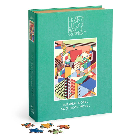 Frank Lloyd Wright Imperial Hotel 500 Piece Book Puzzle