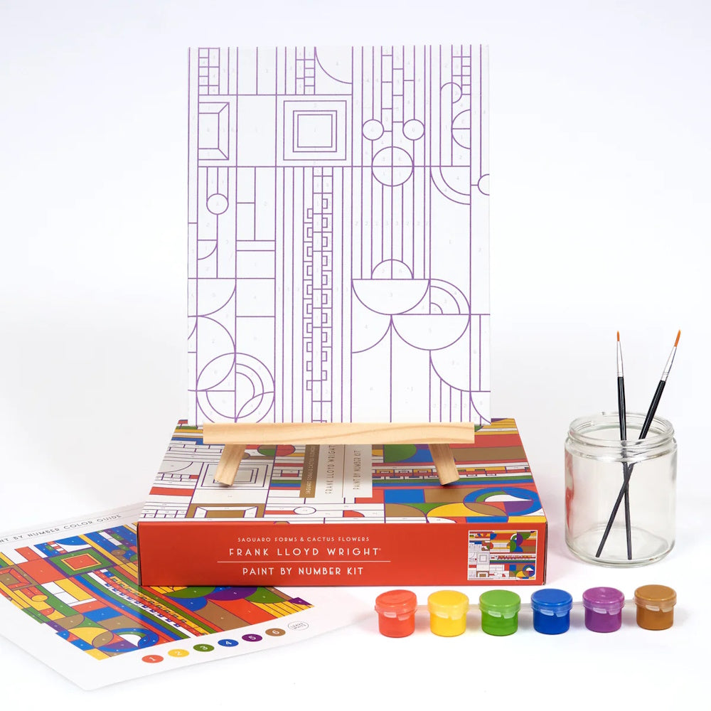 Frank Lloyd Wright Saguaro Cactus & Forms Paint By Number Kit