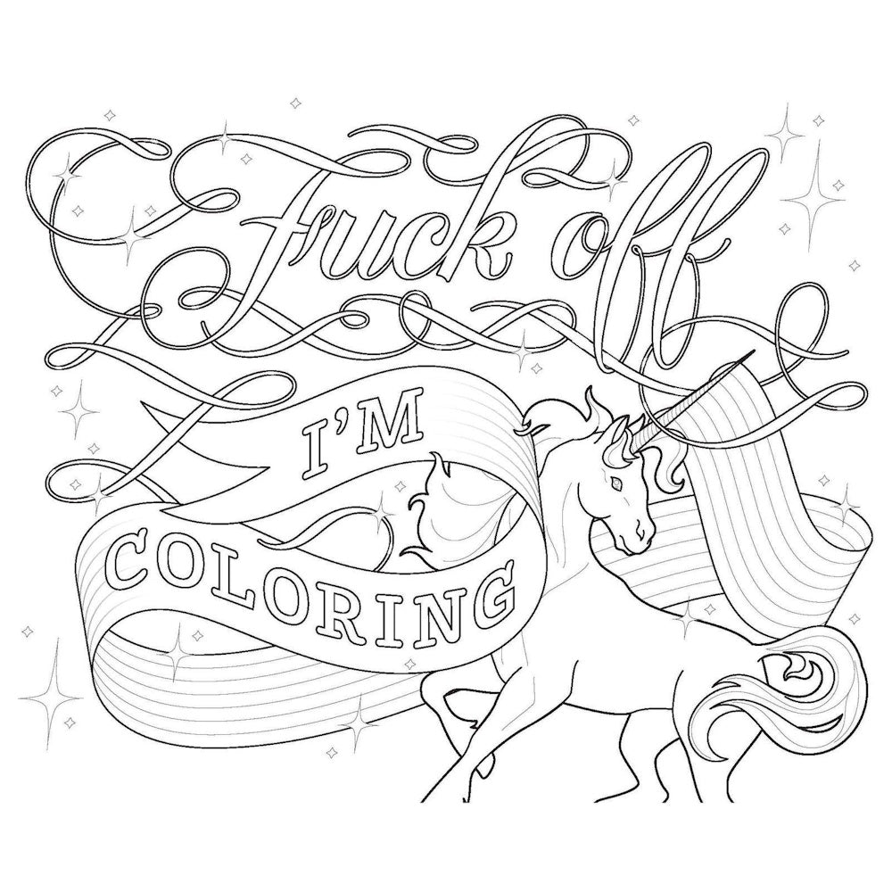 Fucking Awesome Colouring Book