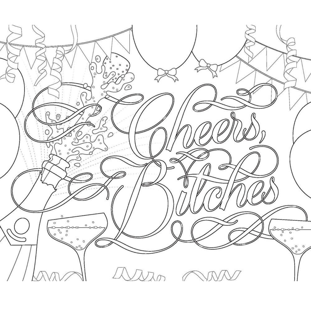Fucking Awesome Colouring Book