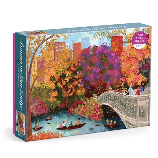 Galison 1000 Piece Puzzle - Autumn on Bow Bridge