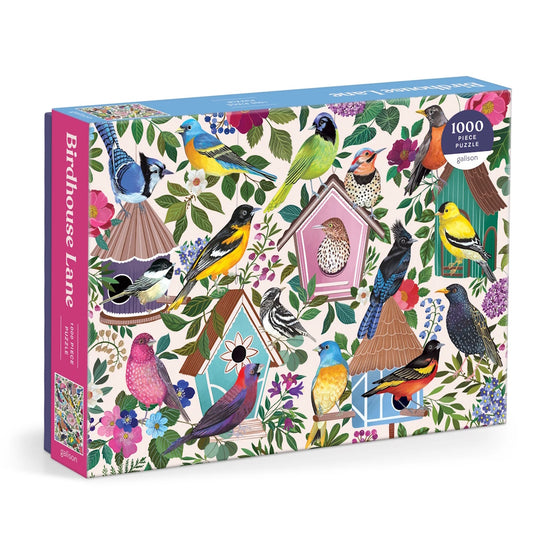 Galison 1000 Piece Puzzle - Birdhouse Lane