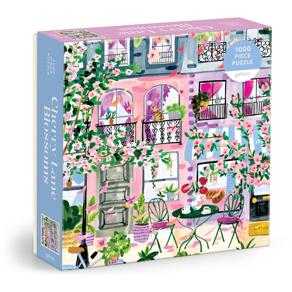 Galison 1000 Piece Puzzle - Cherry Lane Blossoms