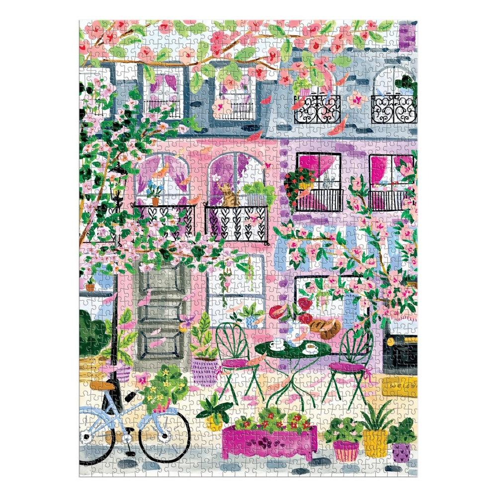 Galison 1000 Piece Puzzle - Cherry Lane Blossoms