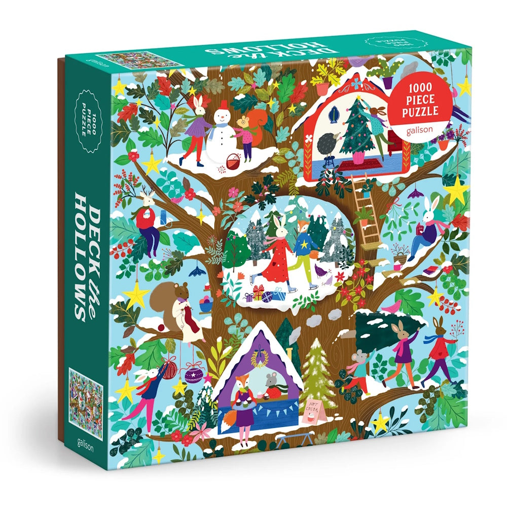 Galison 1000 Piece Puzzle - Deck the Hollows