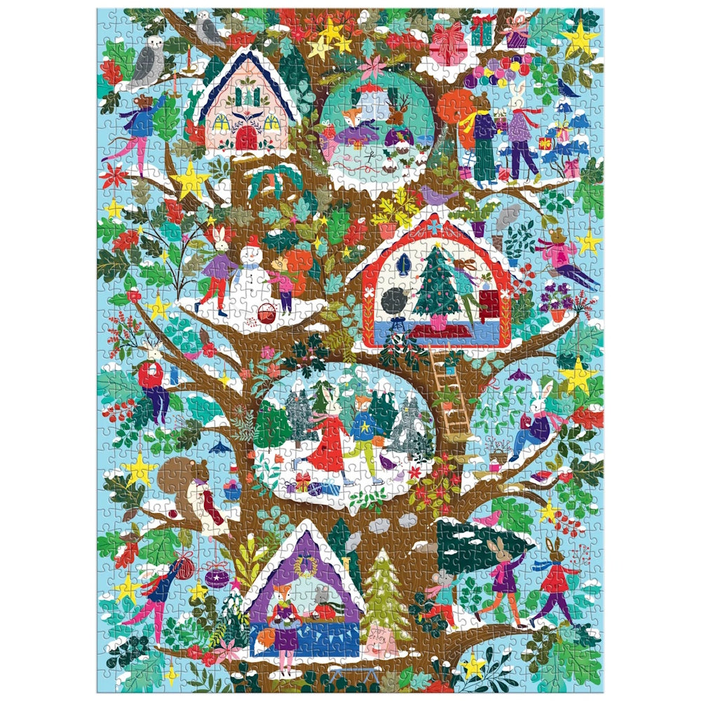 Galison 1000 Piece Puzzle - Deck the Hollows
