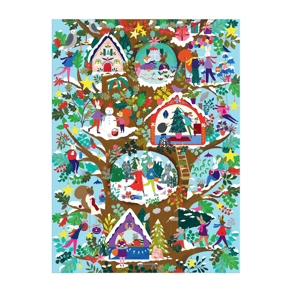 Galison 1000 Piece Puzzle - Deck the Hollows