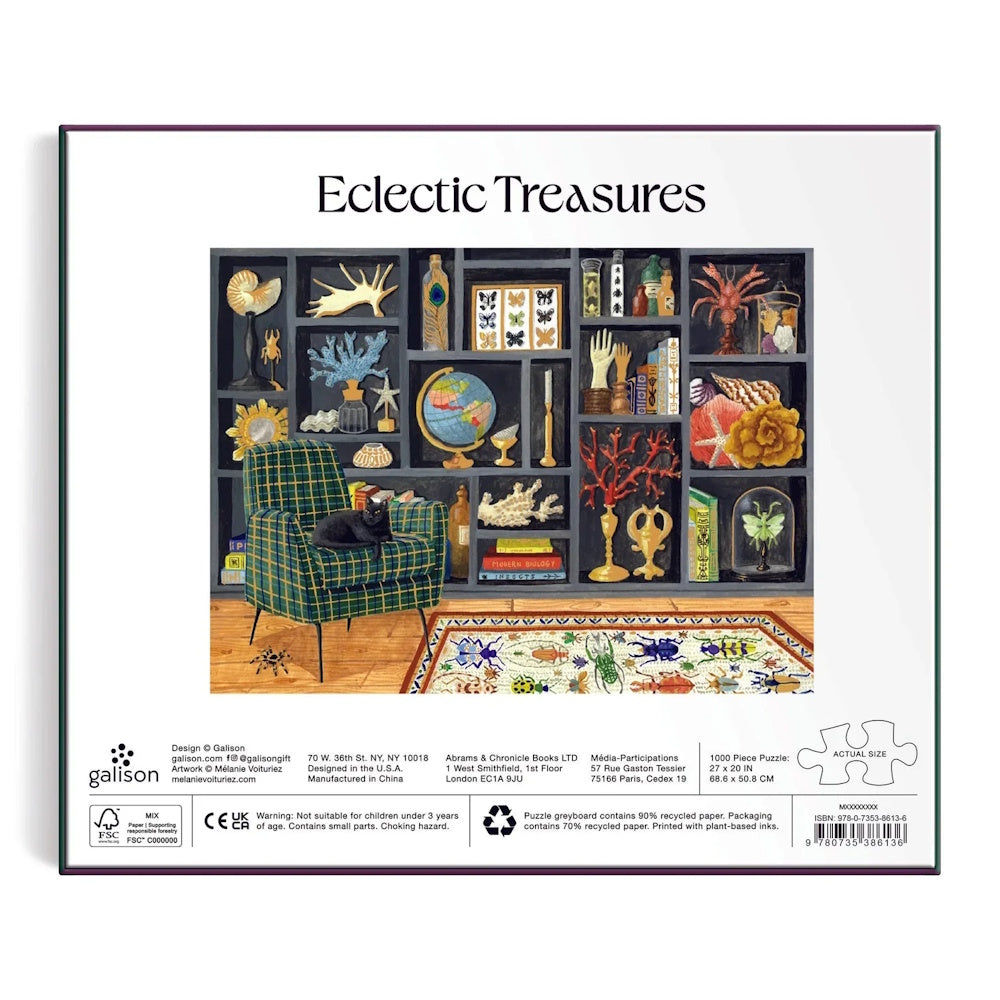 Galison 1000 Piece Puzzle - Eclectic Treasures