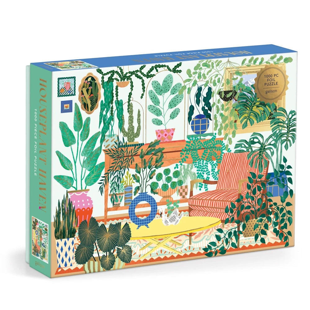 Galison 1000 Piece Puzzle - Houseplant Haven